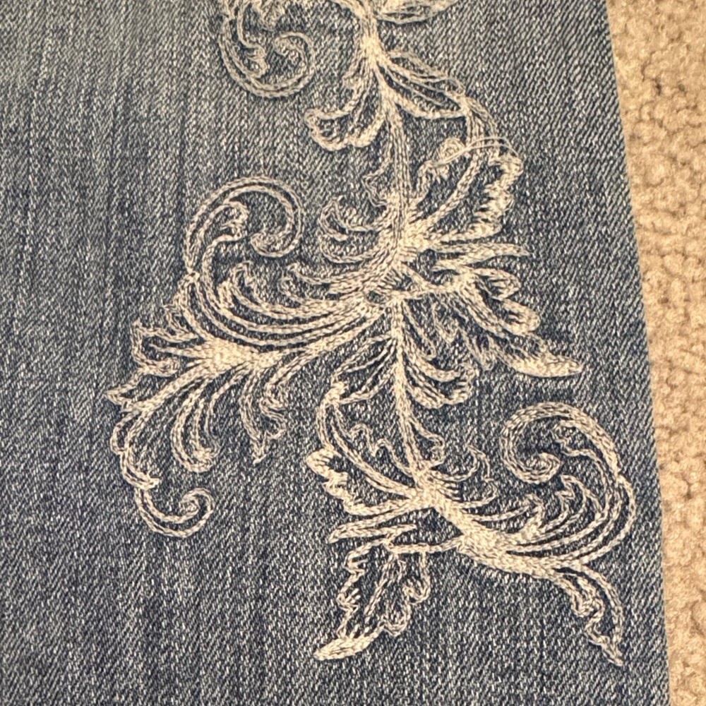 Ariat Ruby Blue Boot Cut Jeans With Embroidery 27… - image 3